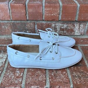 Cushionaire Women's Size 9 White Memory Foam Comfort Ballet Flats Slip On Shoes